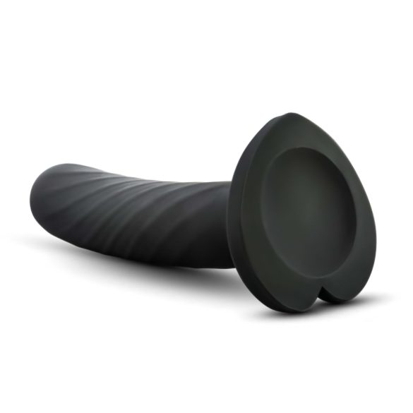 Temptasia Twist Small - dildo imukupilla - kiertomuotoilu - musta