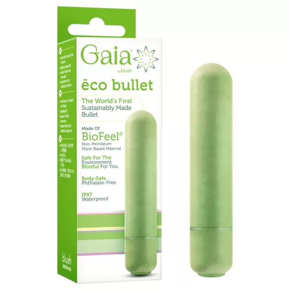 Gaia Eco M - vibraattori - ympäristöystävällinen - vihreä - keskikoko