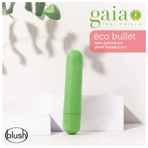Gaia Eco M - vibraattori - ympäristöystävällinen - vihreä - keskikoko