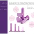 Blush Wellness - emätinlaajennin setti - lila