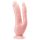 Dr. Skin 8 - liimautuva tupladildo (luonnollinen)