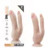 Dr. Skin 8 - imukupillinen tupladildo - luonnollinen