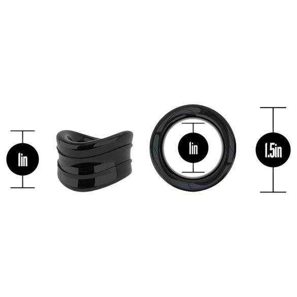 Stay Hard Beef - kivipussin venyttäjä - vahva - musta