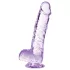 Blush Naturally Yours - kristallidildo (violetti)