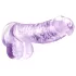 Blush Naturally Yours - kristallidildo (violetti)