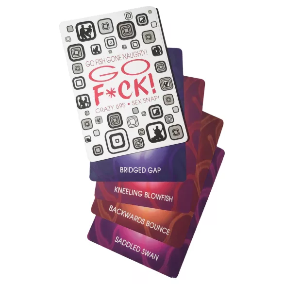 GO F*CK - seksikorttipakka - 52 korttia - kama sutra
