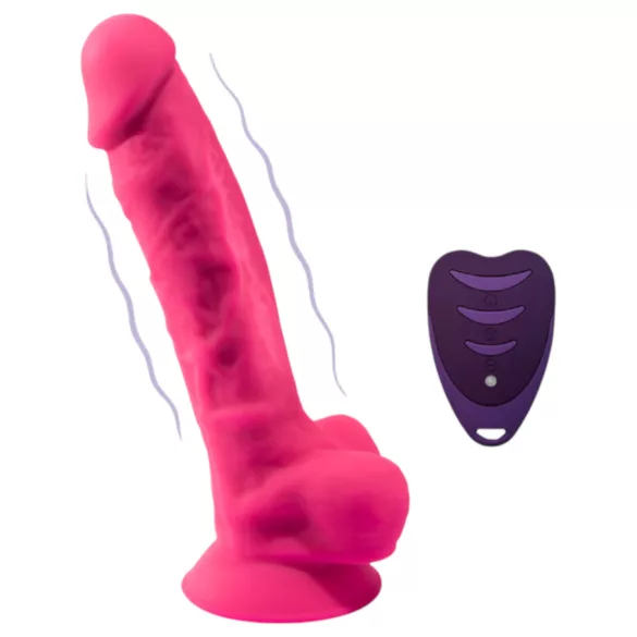 Silexd - vibraattori tapakupilla ja pallukoilla - kaukosäädin - pinkki