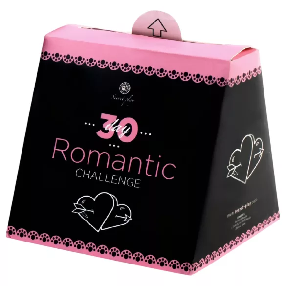 Secret Play 30 Day Romantic Challenge - romanttinen haastekorttipeli 30 päiväksi (englanniksi, espanjaksi)