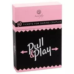   Secret Play Pull & Play - eroottinen korttipeli pareille (50 korttia) - 7 kielellä