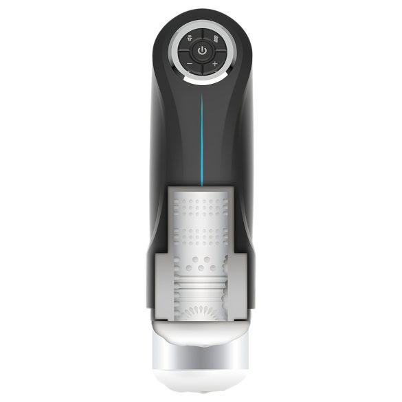 JamyJob - liukuva ja värisevä masturbaattori - musta