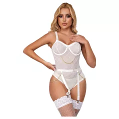   Subblime 954291 - chain body setti - läpikuultava valkoinen L-XL