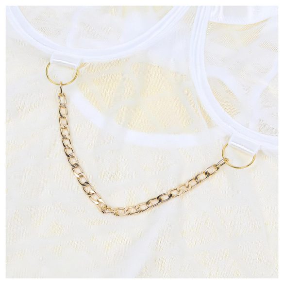 Subblime 954291 - chain body setti - läpikuultava valkoinen L-XL