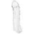 Addicted Toys - peniskotelo nysärenkäällä - 22 cm (läpinäkyvä)