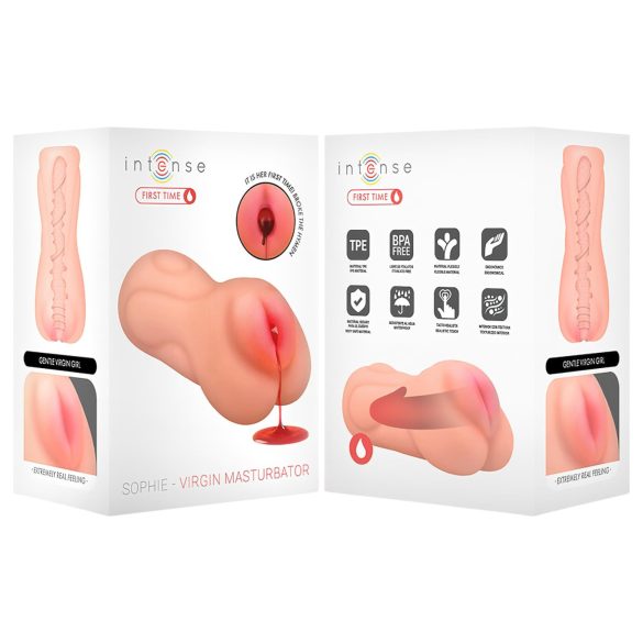 Intense First Time Sophie - masturbatori - aidon tuntuinen neitsyt - vaalea
