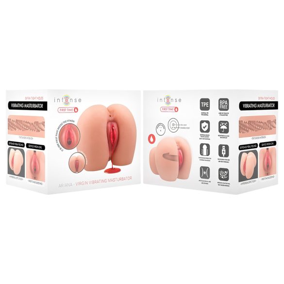 Intense First Time Ariana - realistinen värisevä neitsytmasturbaattori - nude