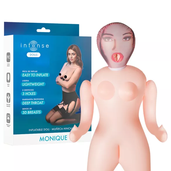 Intense Dolls Monique - puhalelmä nukke - puhallettava seksi guminen