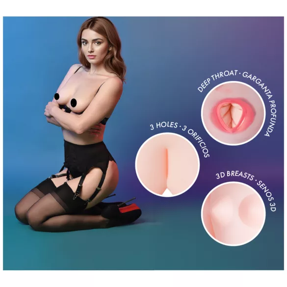 Intense Dolls Monique - puhalelmä nukke - puhallettava seksi guminen