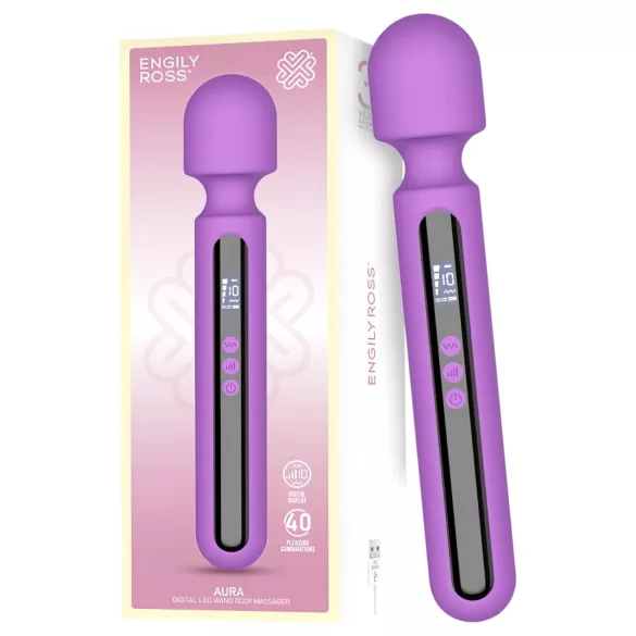 Engily Ross Aura - vibraattori - ladattava, digitaalinen - violetti