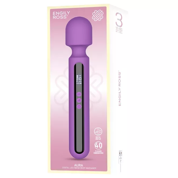 Engily Ross Aura - vibraattori - ladattava, digitaalinen - violetti