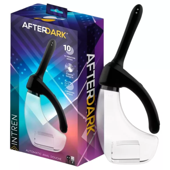 Afterdark - automaattinen vibraatio anaalisuihku - läpinäkyvä