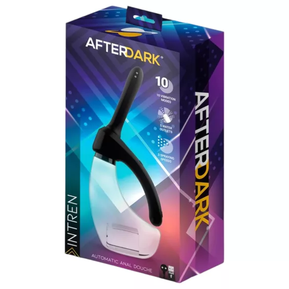 Afterdark - automaattinen vibraatio anaalisuihku - läpinäkyvä