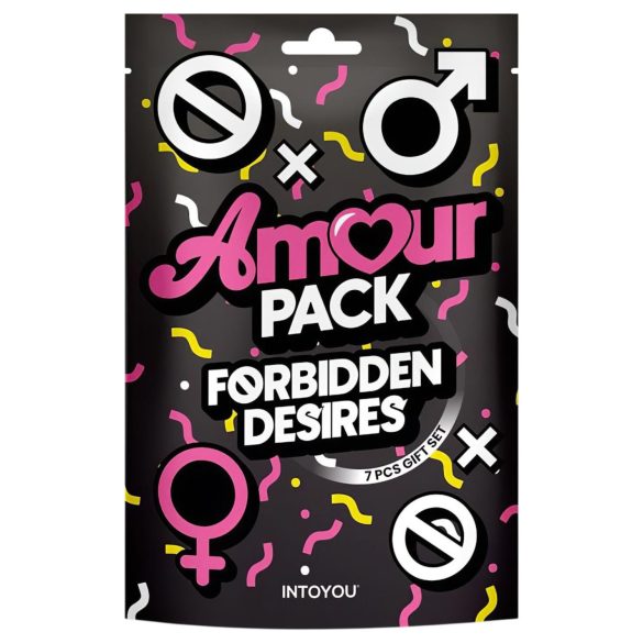 Amour Pack Forbidden Desires - aloittelijan setti vibraattorilla - 7 osaa