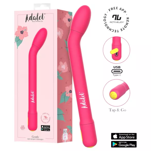 Adalet Gently - älykäs G-piste ja eturauhasvibraattori - pinkki