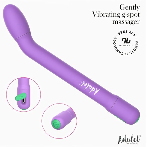 Adalet Gently - älykäs G-piste ja prostatan vibraattori - violetti