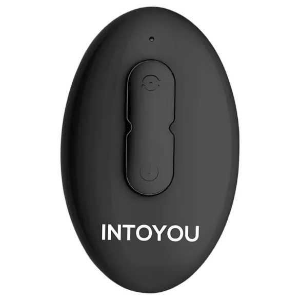 IntoYou Bruce - radio-ohjattava pyörivä eturauhasvibraattori kaksoisrenkaalla (musta)