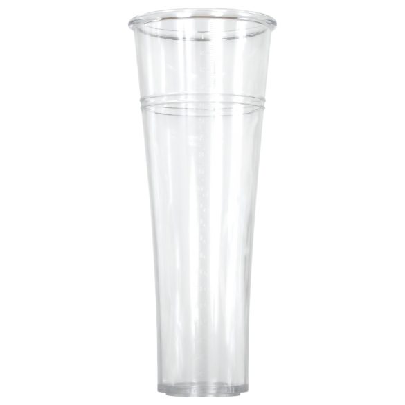 Zero Tolerance - vibroiva masturbointilaite - ladattava - läpinäkyvä