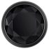 Evolved Black Gem - metallinen anustappi, musta kivi (hopea)