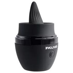   Evolved - klitoriskiihotin suuvibraattori - ladattava - musta