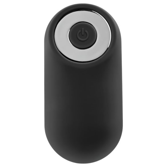 Playboy - ladattava työntävä anaalivibraattori - musta