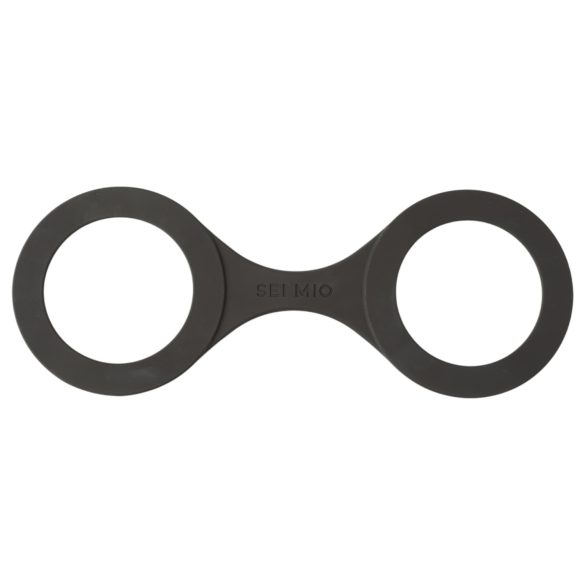 Sei Mio - silikonirannekkeet - L - musta