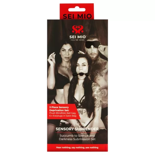 Sei Mio - BDSM välinepakkaus edistyneille - musta
