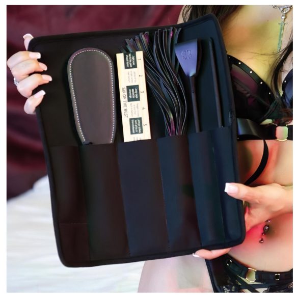 Sei Mio - bondage-setti - 5 osaa - musta