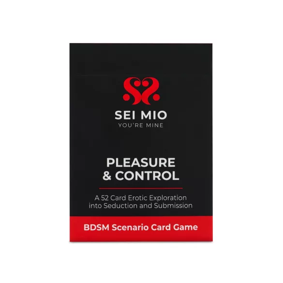 Sei Mio Pleasure & Control - BDSM-korttipeli (52 korttia)