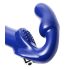 Strap U Revolver II - sininen strap-on-vibraattori