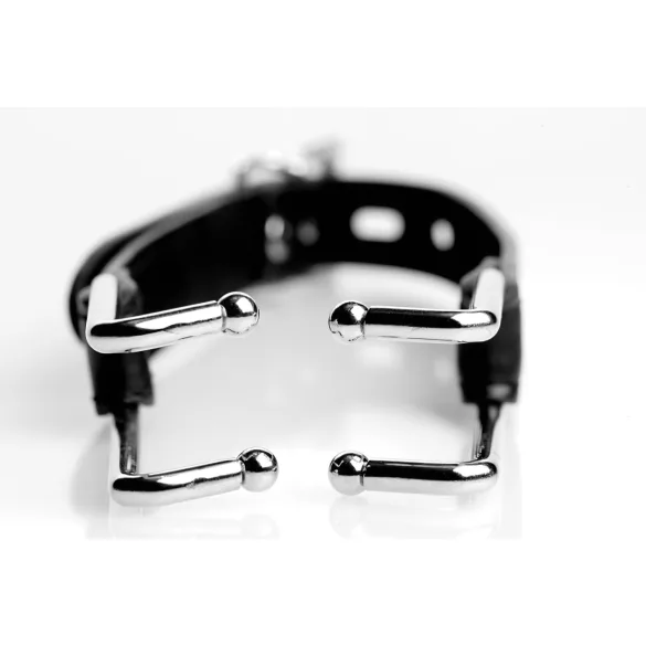 XR Brands - Strict - suunlevitin­koukku (musta‑hopea)