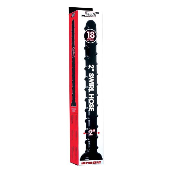 Hosed Swirl Tchick - anaalidildo 18 cm (musta)