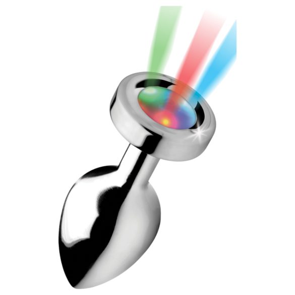 Booty Sparks - valaiseva anustappi - keskikoko - hopea