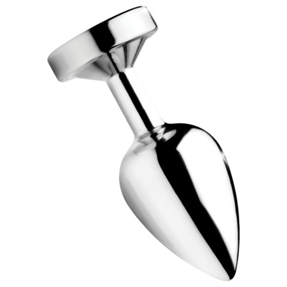 Booty Sparks - anustappi valoilla - suuri - hopea