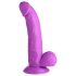 XR Brands POP - imukuppidildo kiveksillä - 19 cm (liila)