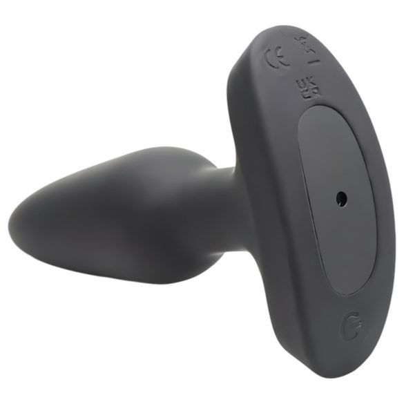 Booty Sparks Laser - anaalivibraattori - ladattava, kaukosäädin - musta