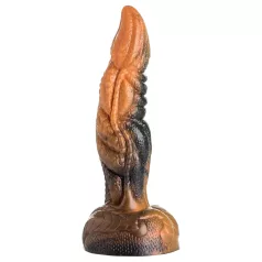   Creature Cocks Ravager - silikonidildo tekstuurilla - 20cm - oranssi