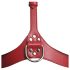 Tiukka kaulahihna punainen harness
