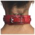 Tiukka kaulahihna punainen harness