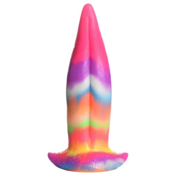 Creature Cocks Tongue - hehkuva silikonidildo - 21 cm