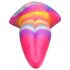 Creature Cocks Tongue - hehkuva silikonidildo - 21 cm