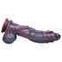 Creature Cocks Hydra - realistinen dildo - silikoni - 27 cm - violetti